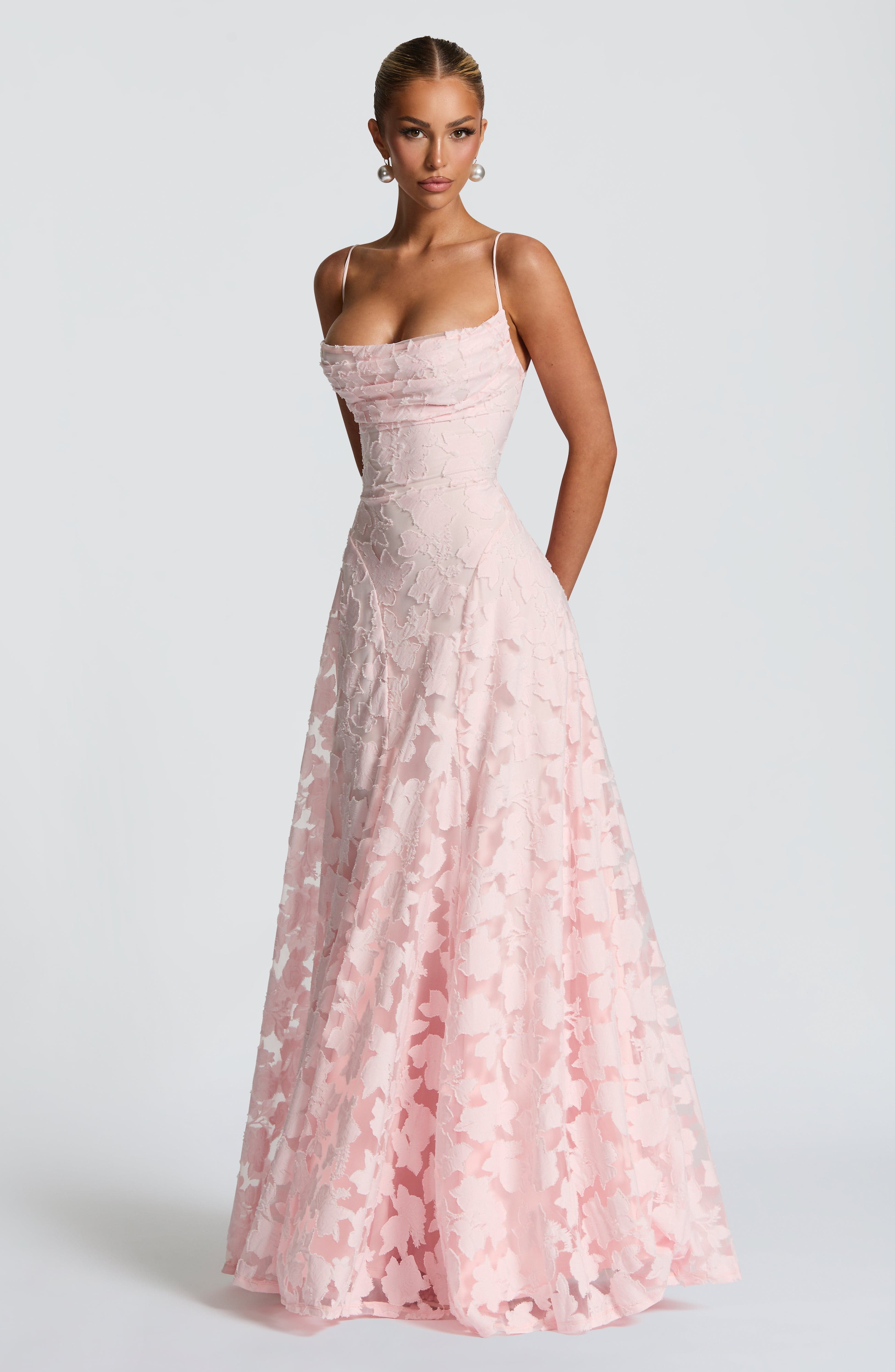 Una Blush Maxi Dress