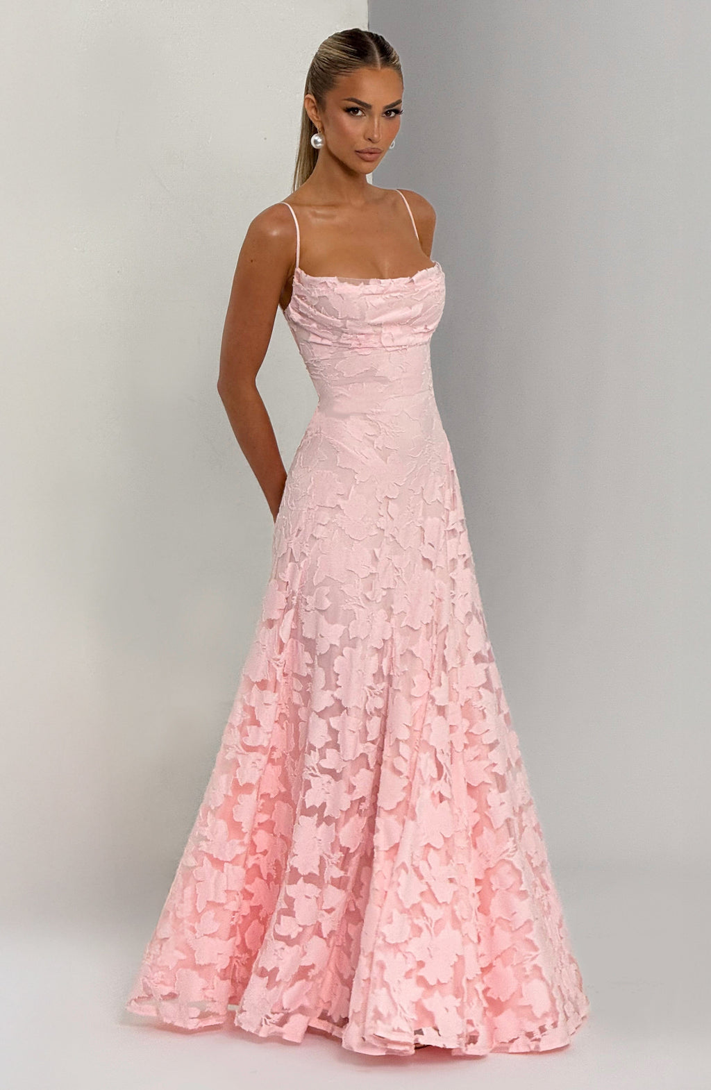 Una Blush Maxi Dress