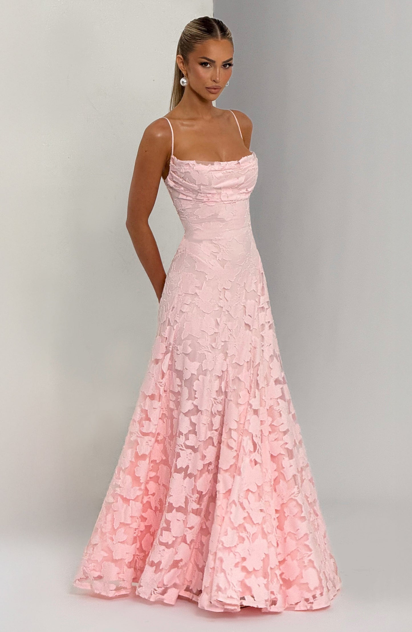Una Blush Maxi Dress