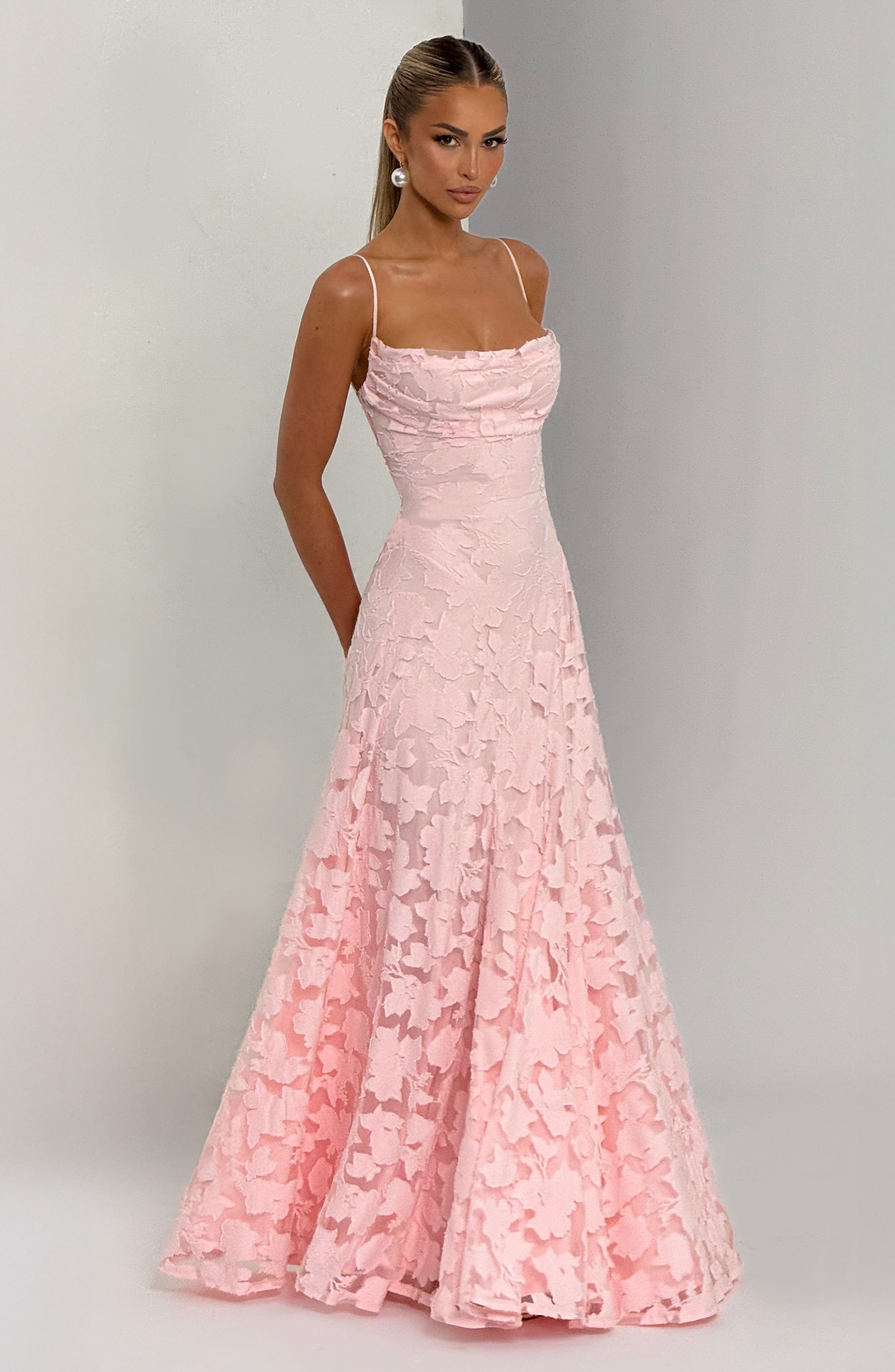Una Blush Maxi Dress