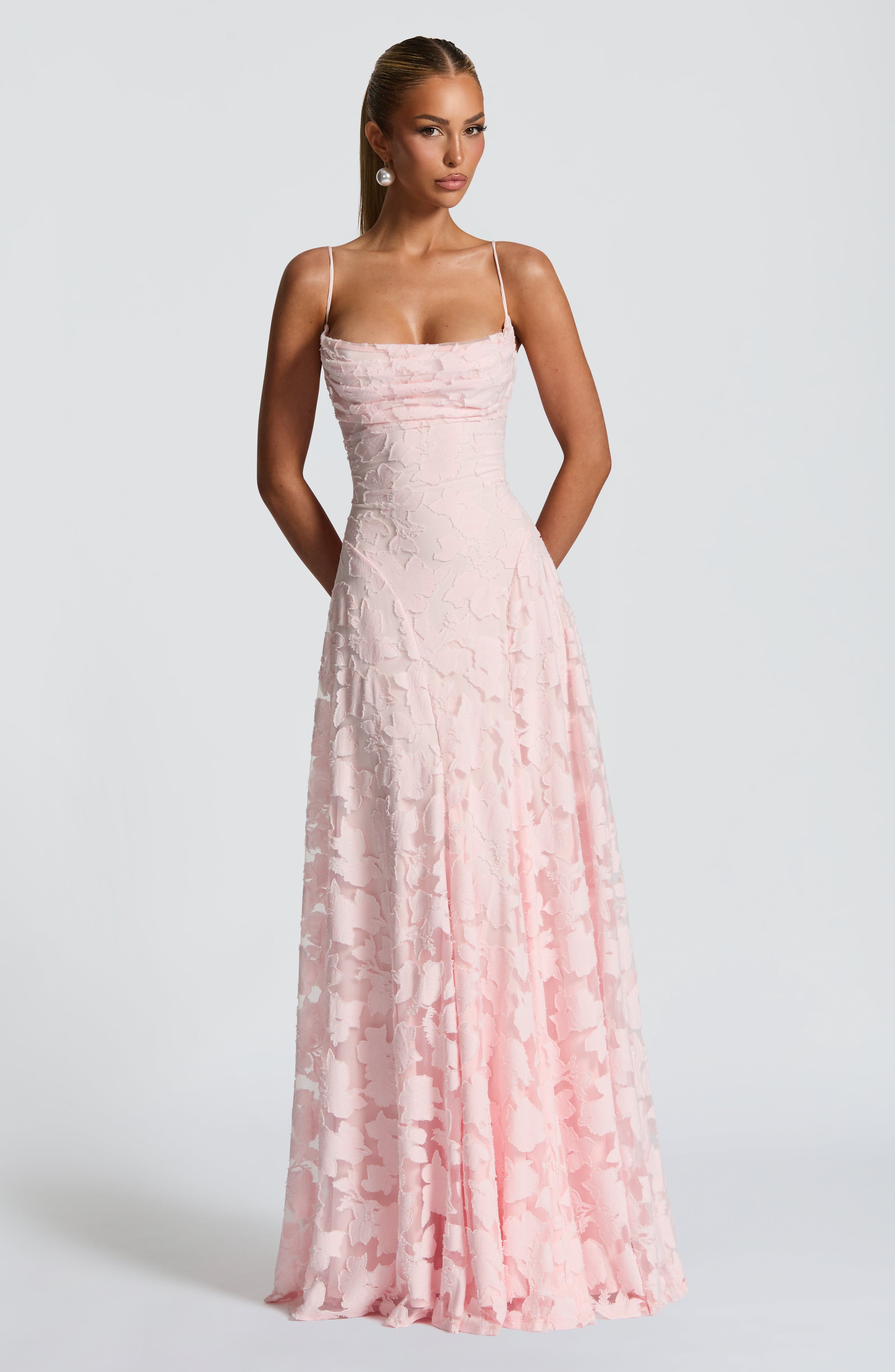 Una Blush Maxi Dress