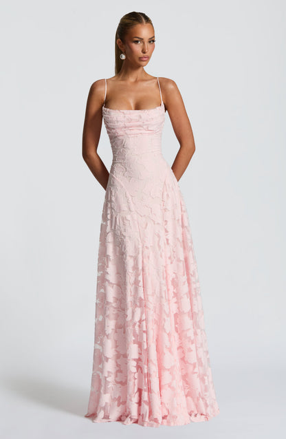 Una Blush Maxi Dress
