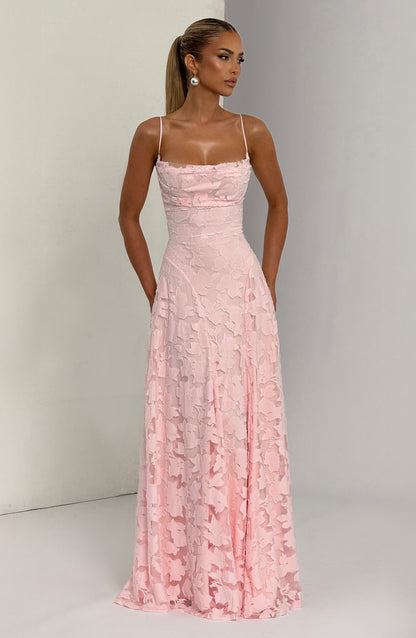 Una Blush Maxi Dress