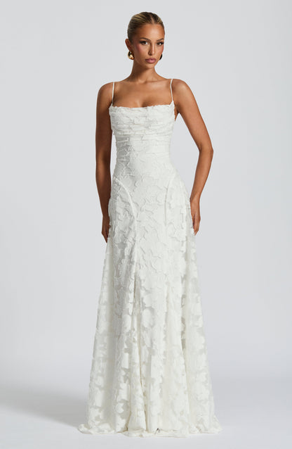 Talia Ivory Maxi Dress