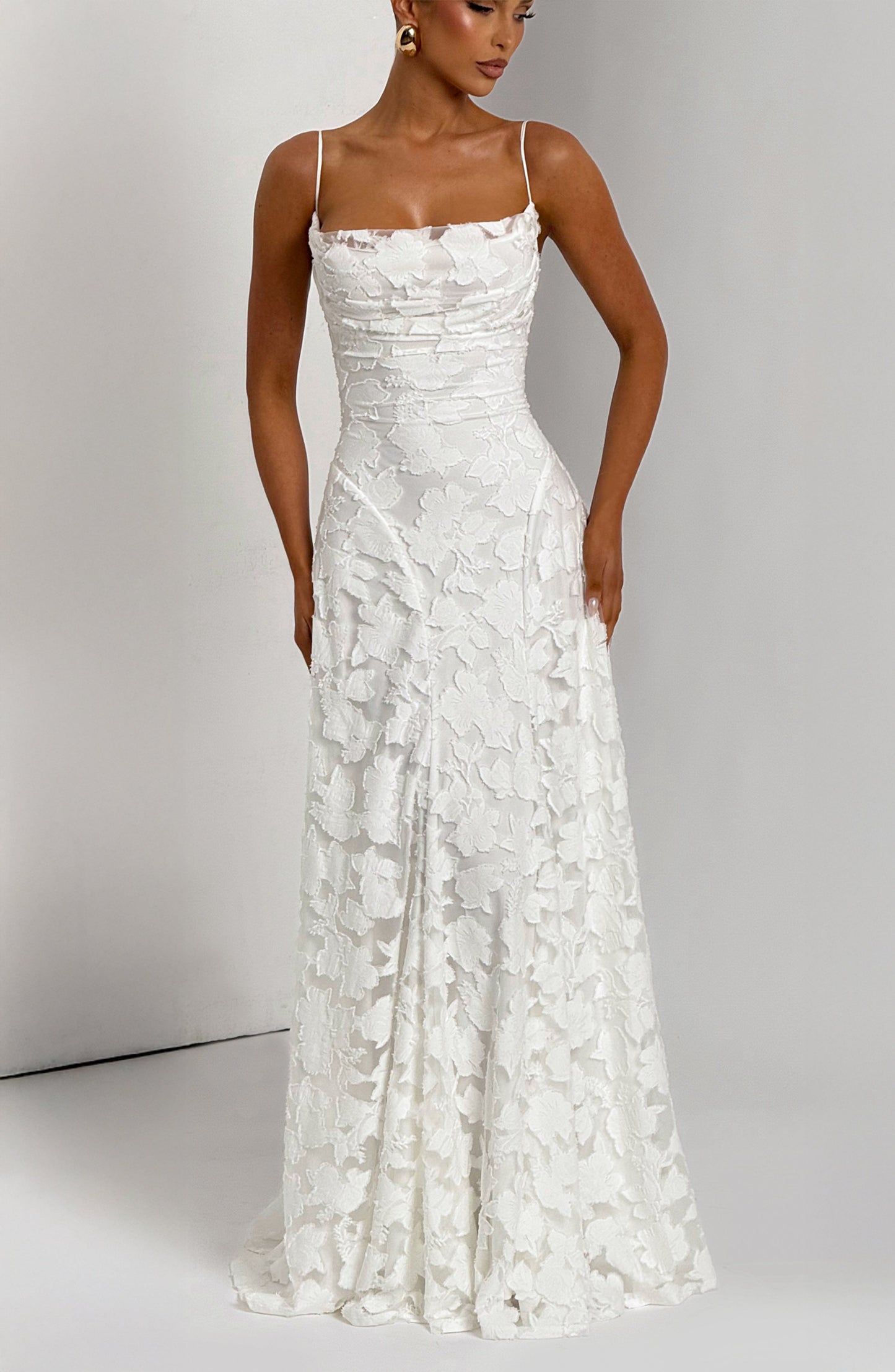 Talia Ivory Maxi Dress