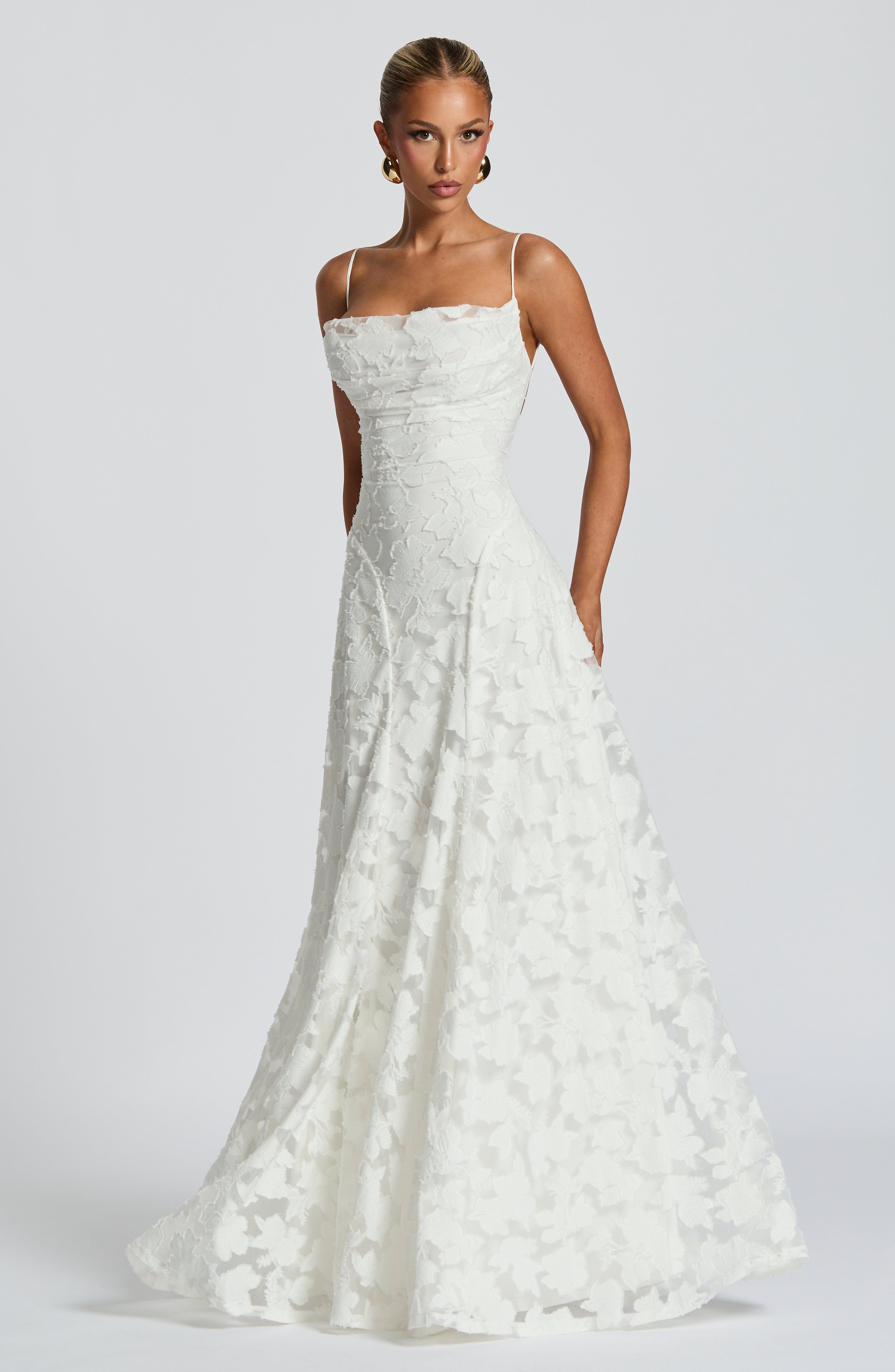Talia Ivory Maxi Dress