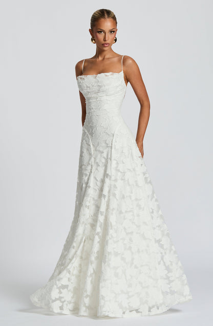 Talia Ivory Maxi Dress