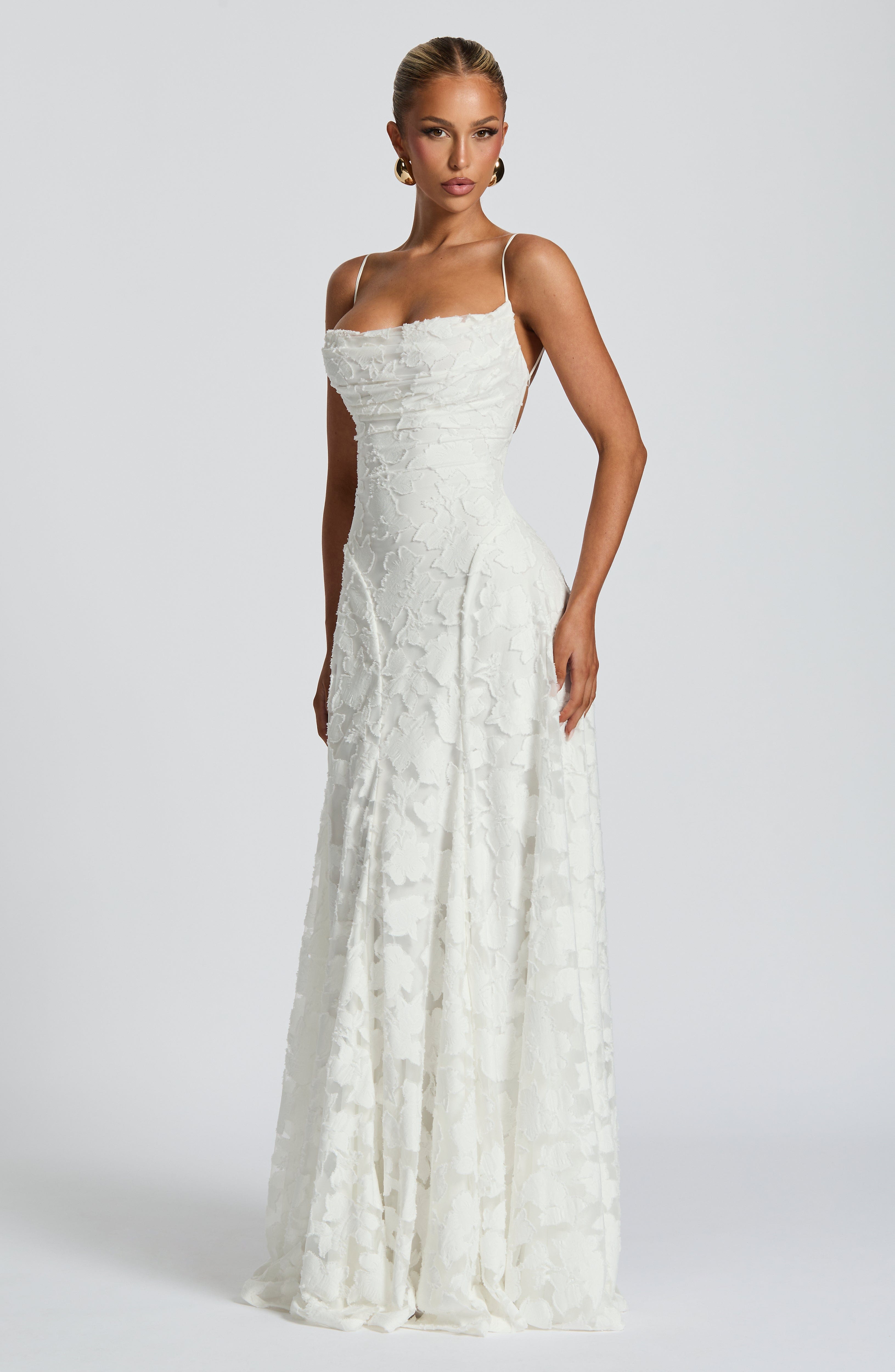 Talia Ivory Maxi Dress