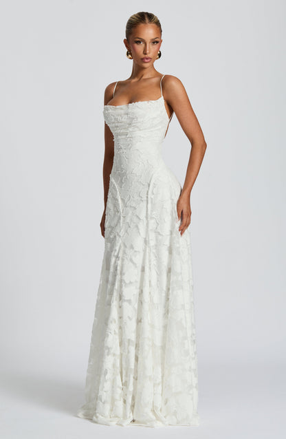 Talia Ivory Maxi Dress