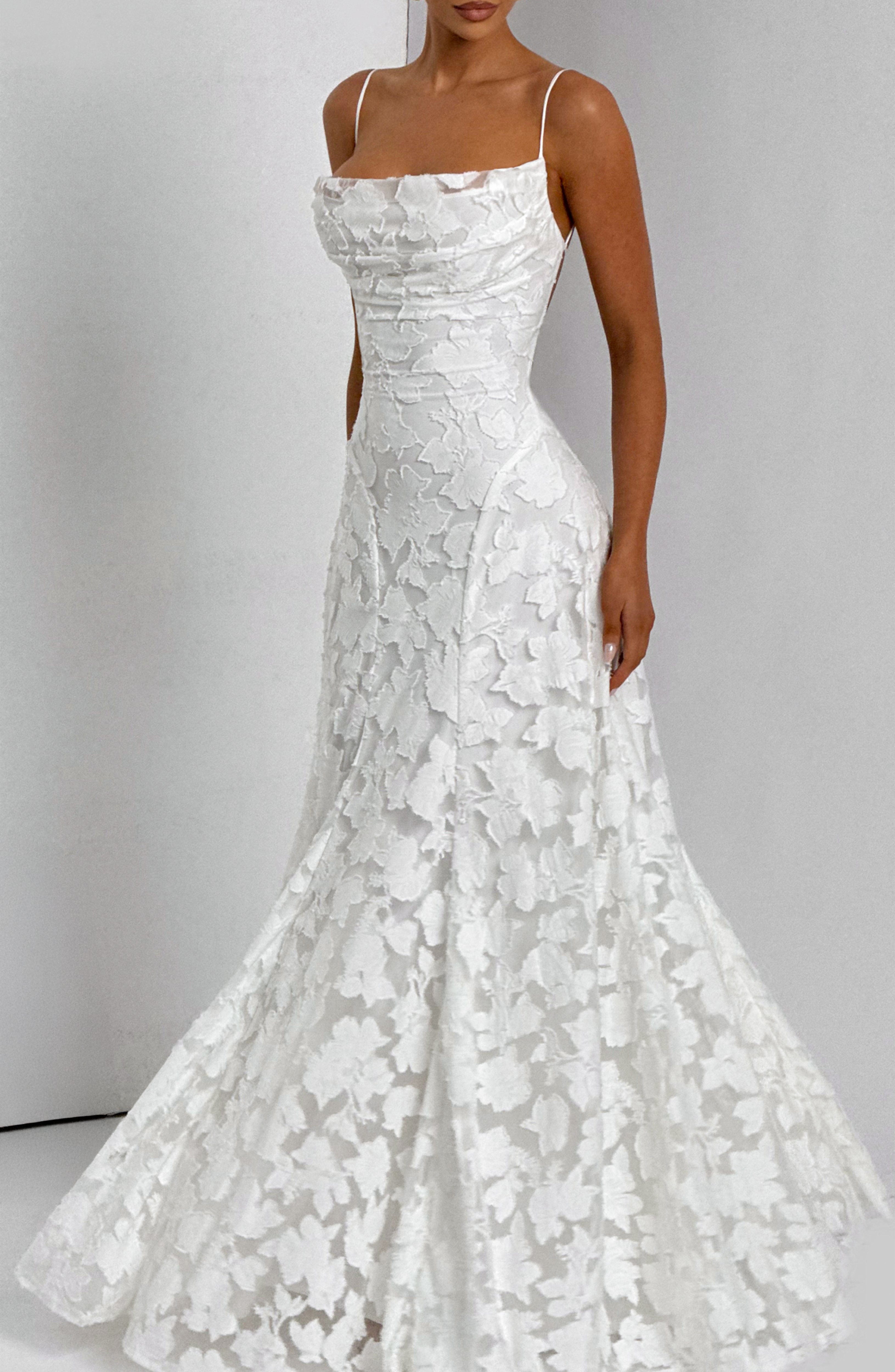 Talia Ivory Maxi Dress