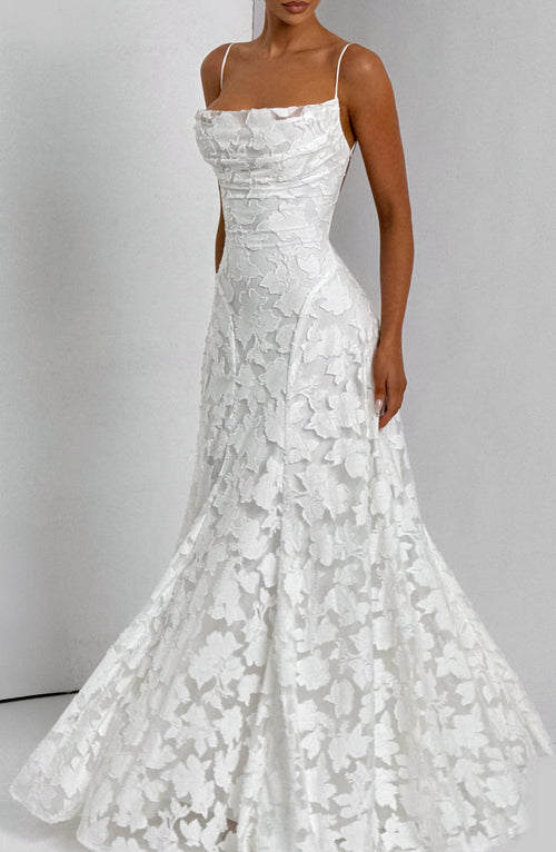 Talia Ivory Maxi Dress