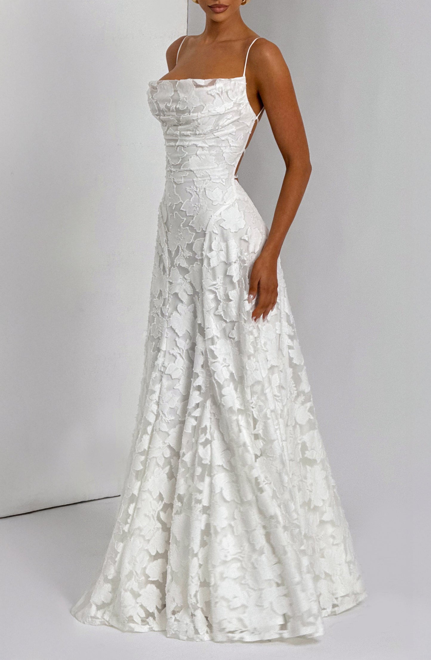 Talia Ivory Maxi Dress