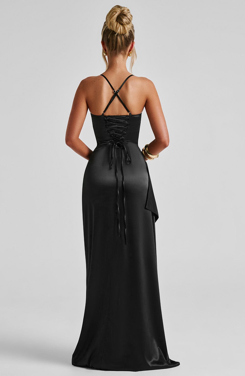Quinn Black Maxi Dress