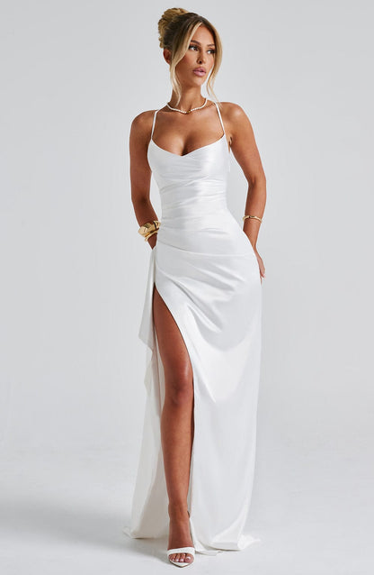 Odette Ivory Maxi Dress