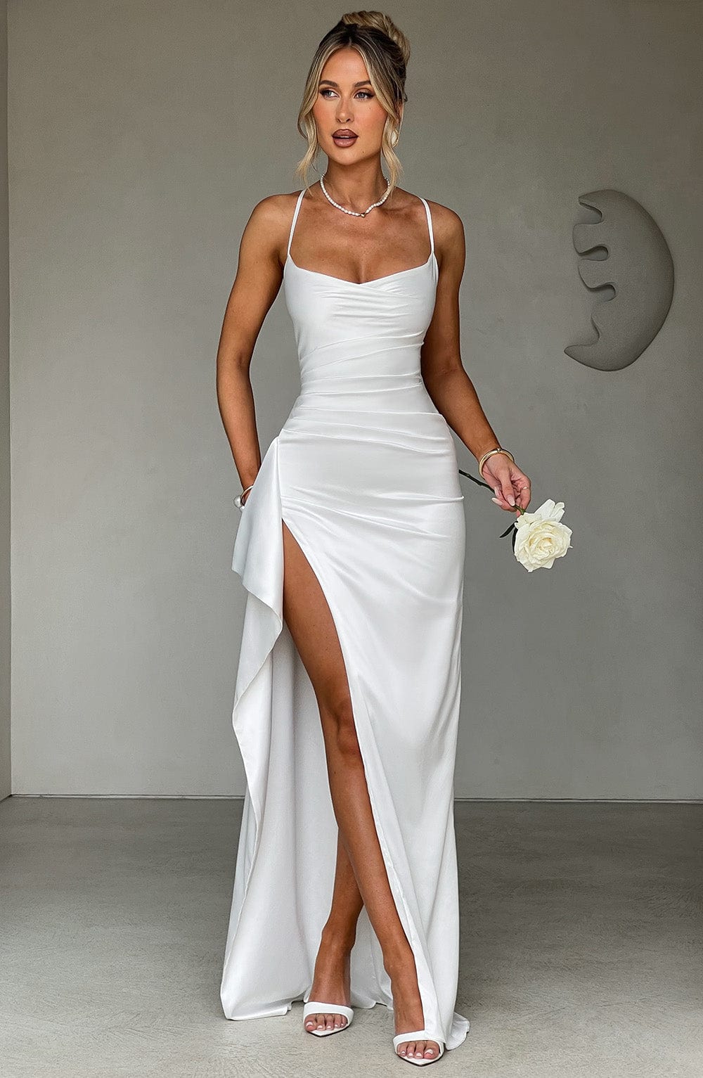 Odette Ivory Maxi Dress