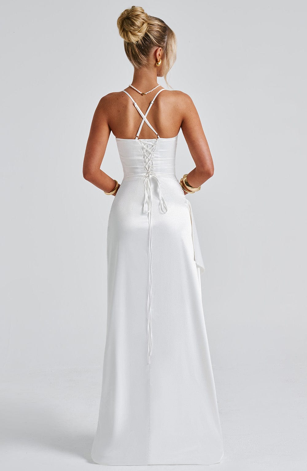 Odette Ivory Maxi Dress