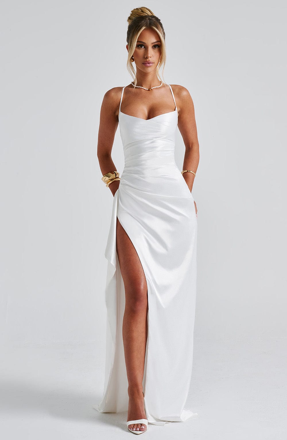 Odette Ivory Maxi Dress