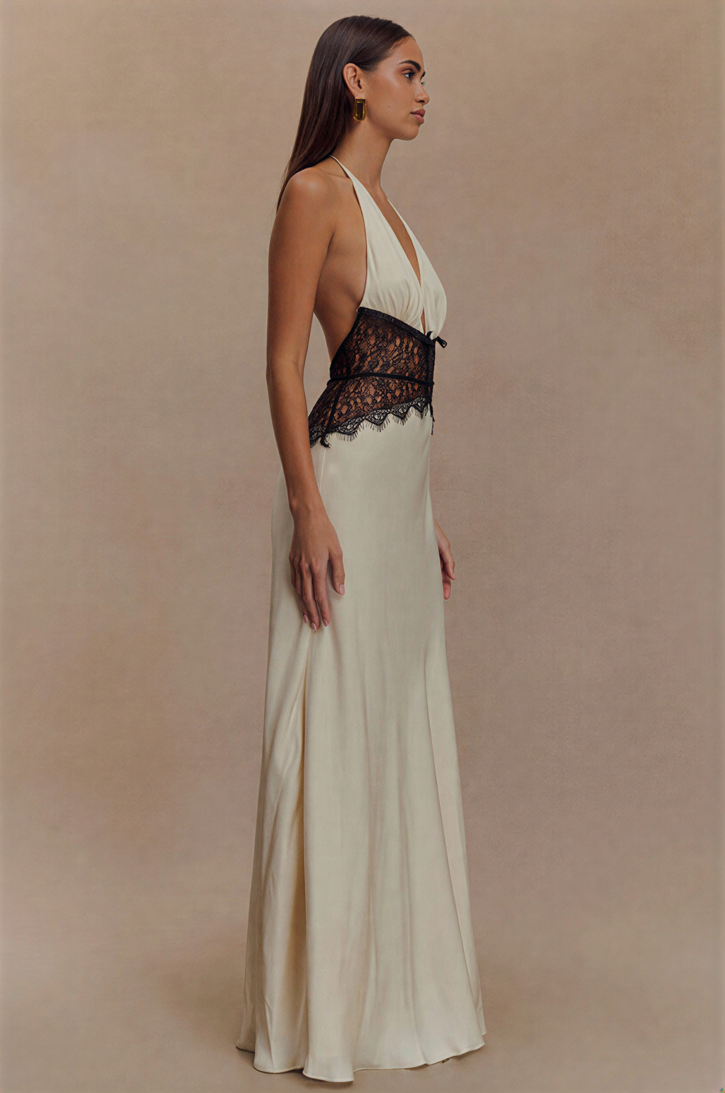Ines Satin Maxi Dress
