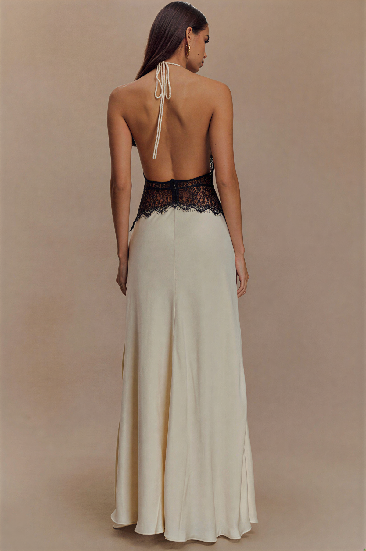 Ines Satin Maxi Dress
