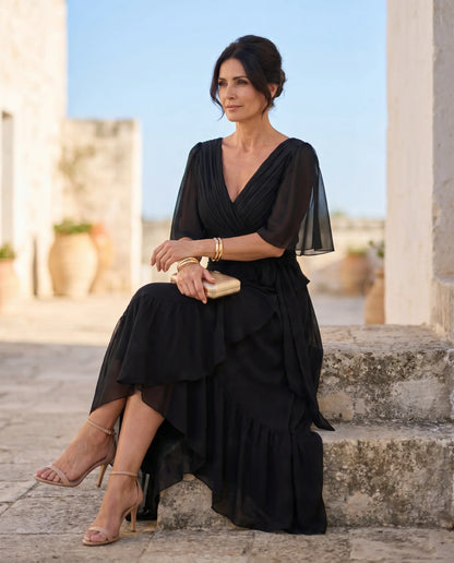 Clothilde Chiffon Maxi Dress