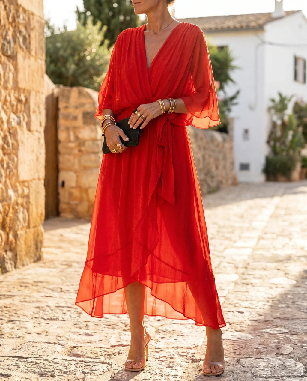 Clothilde Chiffon Maxi Dress