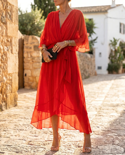 Clothilde Chiffon Maxi Dress
