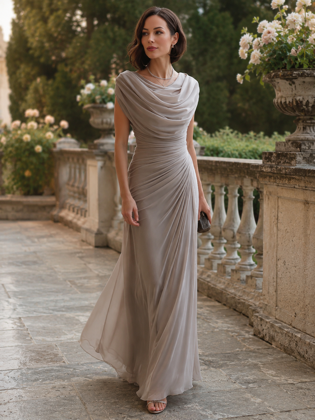 Raissa Cowl Maxi Dress