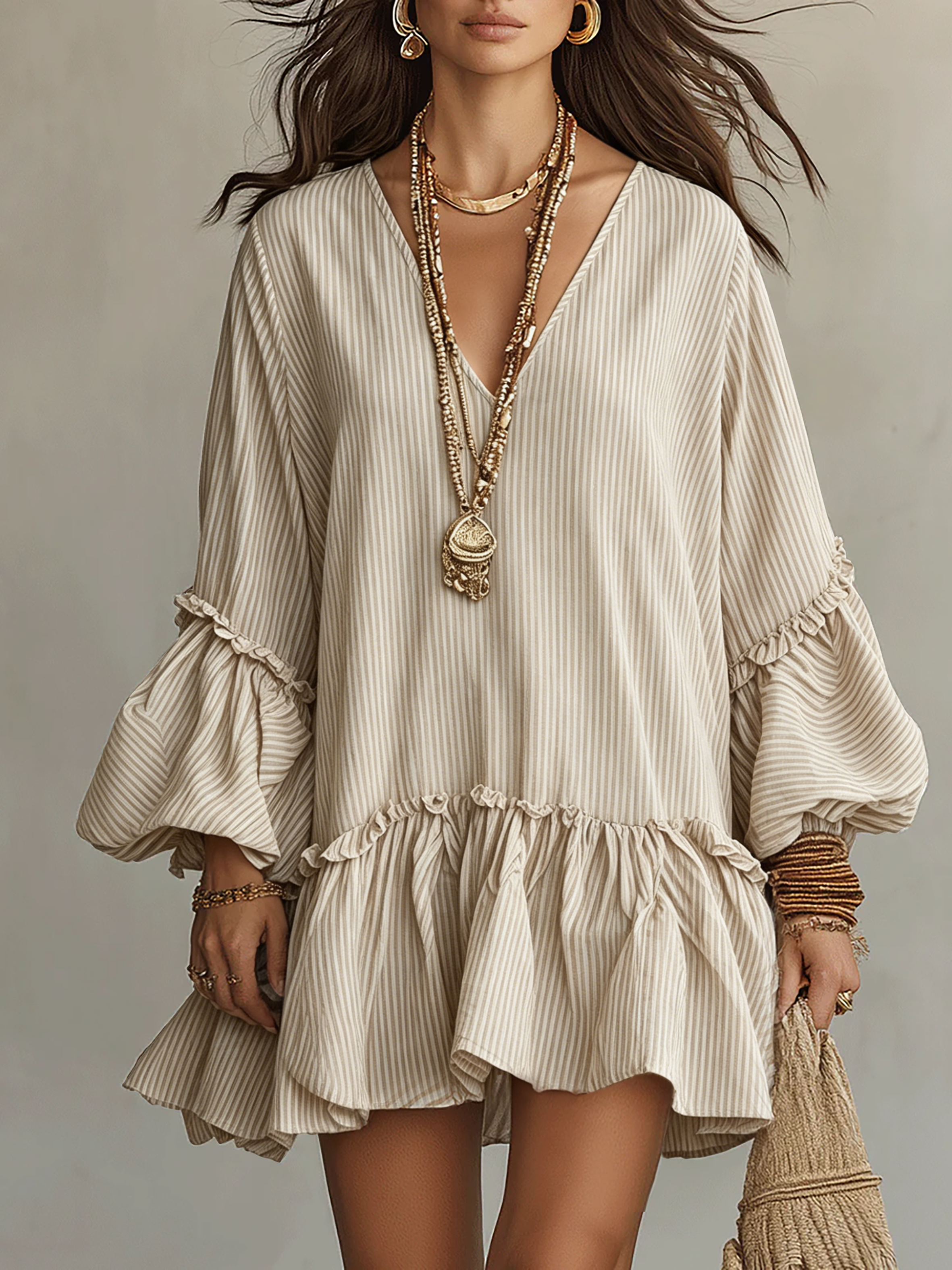 Celestine Ruffle Mini Dress