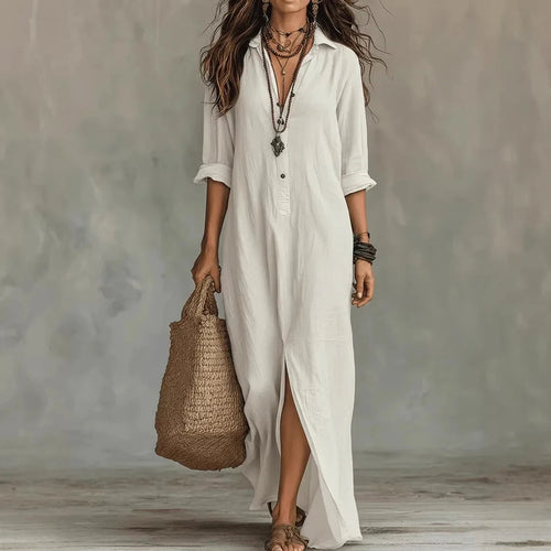 Lilas Long Sleeve Maxi Dress