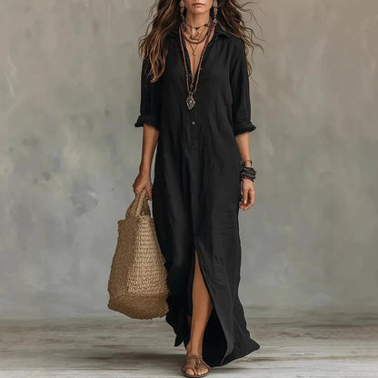 Lilas Long Sleeve Maxi Dress