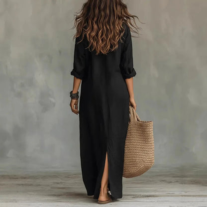 Lilas Long Sleeve Maxi Dress