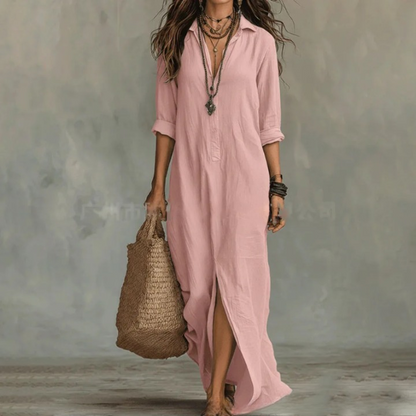 Lilas Long Sleeve Maxi Dress