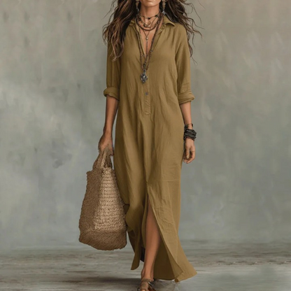 Lilas Long Sleeve Maxi Dress