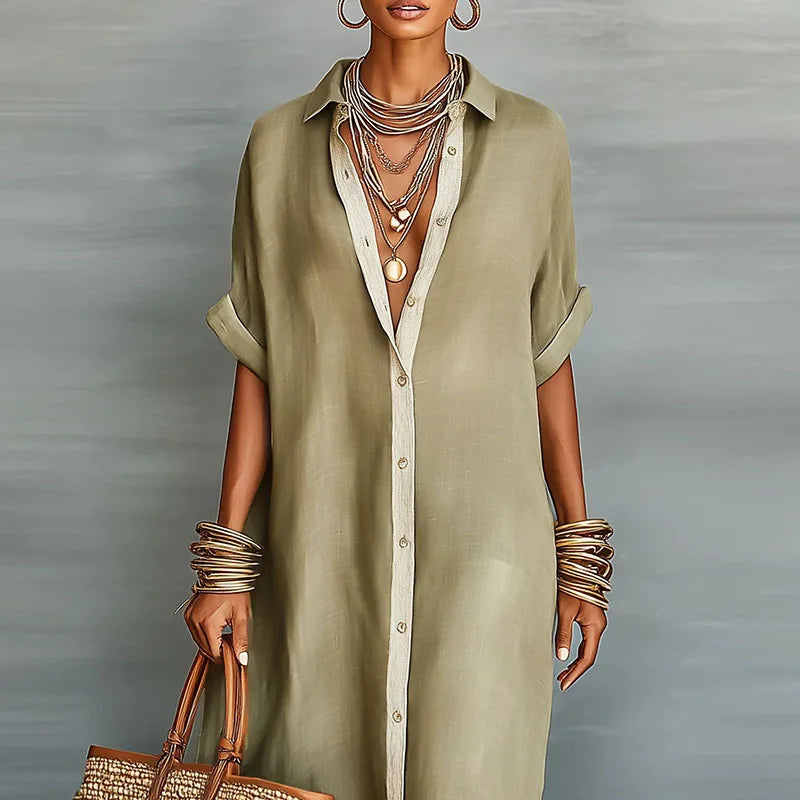 Lena Linen Dress